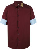 colour block shirt