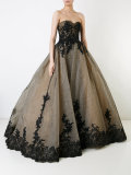 strapless ball gown 