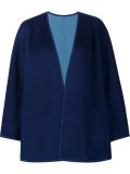 draped cropped jacket