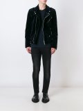 velvet biker jacket