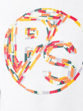 multi-coloured graphic branded T-shirt