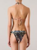 printed triangle bikini set