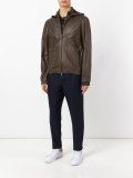 zip up hooded jacket 