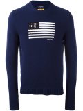 flag intarsia sweater