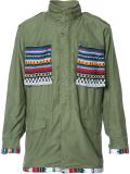 aztec details cargo jacket 