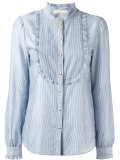 striped bib shirt 