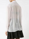 semi-sheer shirt