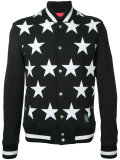 stars print bomber jacket 