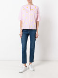 spotted stripe shirt