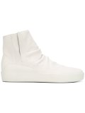 slip-on hi-top sneakers