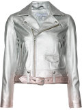 ombré biker jacket