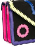 colour block cross-body bag 