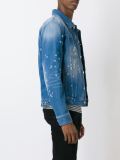 distressed effect denim jacket 