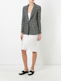 zig-zag pattern blazer