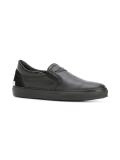logo plaque slip-on sneakers