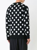 polka dot cardigan