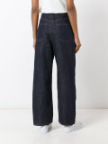 wide-leg flared trousers 