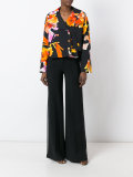 floral print blazer