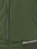 striped detail bomber jacket