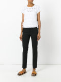 tailored cropped trousers