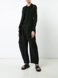 draped collar blazer