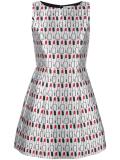 lipstick print dress