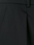 九分褶皱长裤