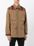 embroidered panel field jacket 