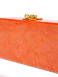 marbled effect clutch