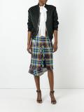 tartan checked skirt