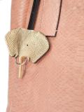 snakeskin tote 
