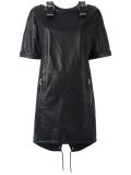 stylised buckles dress 