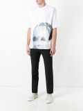 face print T-shirt