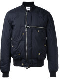 zipped biker jacket 