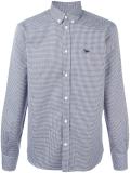 jacquard button down shirt