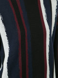 striped round neck jumper