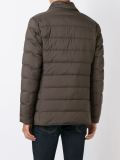 zipped padded jacket