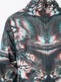 zipped hooded jacket