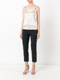 scoop neck vest
