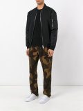 camouflage tapered trousers