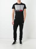 logo patch track pants