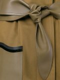 tie belted waist coat