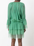 lace trim beach dress