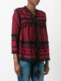 zigzag tassel detail jacket