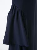 ruffled long dress