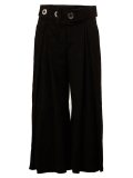 belted cropped trousers