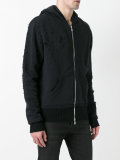 shredded trim cardigan 