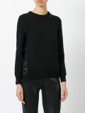 embellished trim Grunge jumper