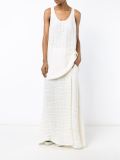 Sleeveless Threaded Asymmetric Top