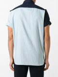 contrast panel shirt